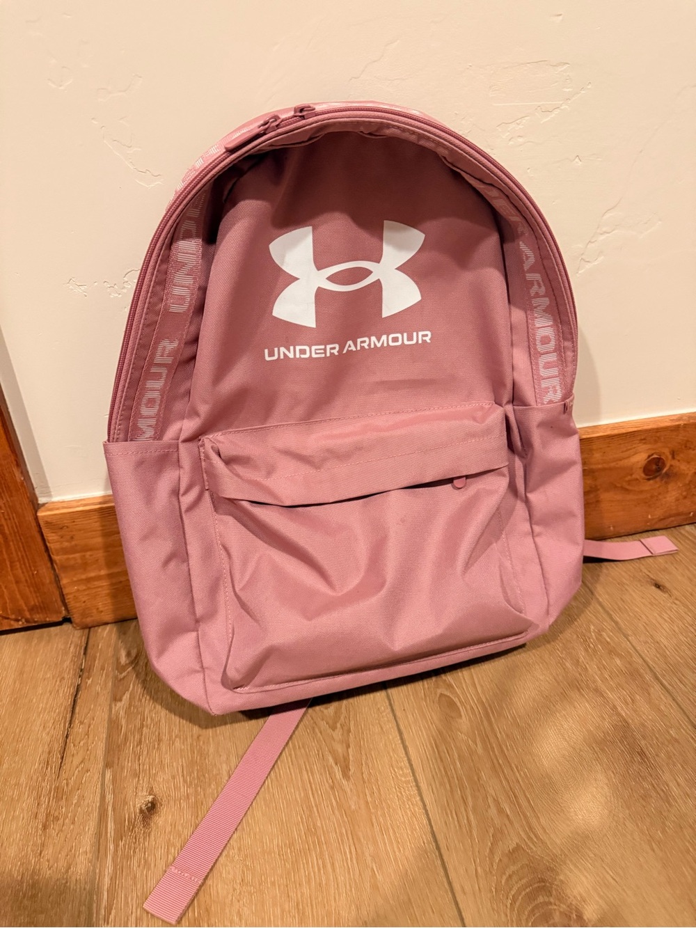 Under Armour Rose Pink Women's Backpack with Front Pocket